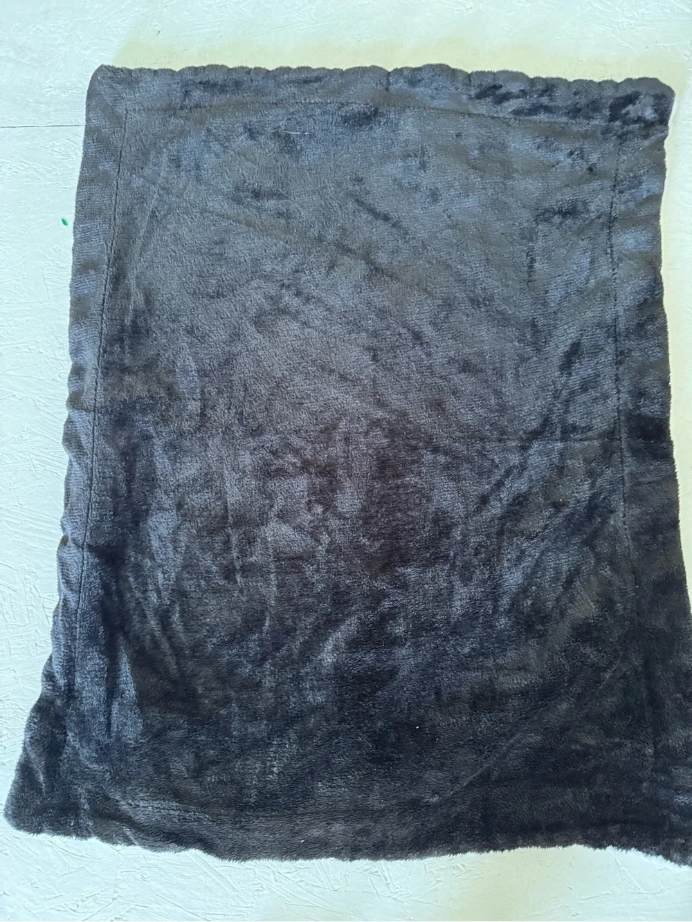 Black & White Sherpa-Lined Throw Blanket